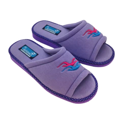 Pantuflas Algodon Purinki Art. 50 Lila 35-41