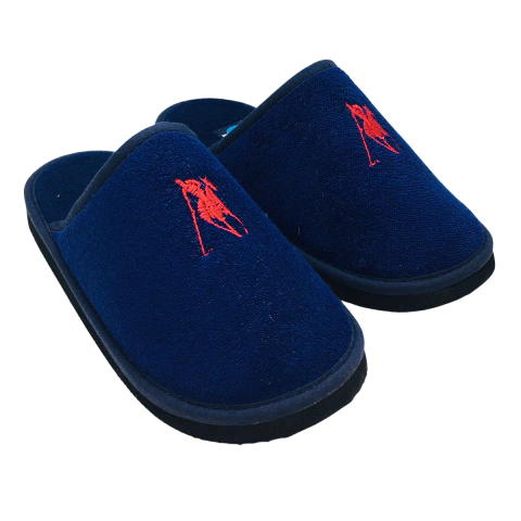 Pantuflas Algodon Purinki Art. 160 Azul 34-45