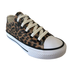 Zapatillas De Lona Roller Art. 409 Animal Print Marron 35-40 en internet