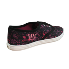 Zapatillas Deli Art. 356 Negro Flores 35-40 - Market Shoes