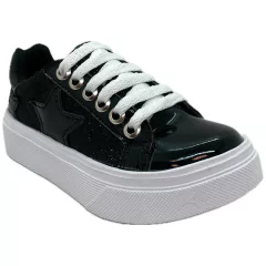 Zapatillas Estrellas Glitter Salerno Art. 10 Negro 27-37 en internet