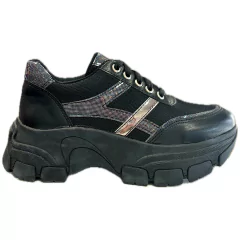 Zapatillas Sneakers Art. 706 Negro 35-40