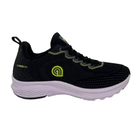 Zapatillas Deportivas Rave art. W40R Negro verde 40-44 - comprar online