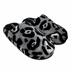 Pantuflas Solanas Art. 750 Animal Print Gris 35-40 - comprar online