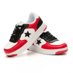 Zapatilla Marcel Art. Malaga Negro Rojo 32-36 en internet