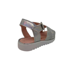Sandalias Niñas Salerno Art. 1037 Plata 21-26 - tienda online