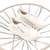 936011-6 Piccadilly Zapatilla Blanco/ Oro con Cordon Elastico - Vardot. /Calzados Pons.