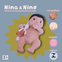 BONECOS NINO E NINA ANATOMICAMENTE CORRETOS na internet