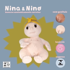 BONECOS NINO E NINA ANATOMICAMENTE CORRETOS - loja online