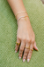 Anel Folhas Semijoia Banhada Ouro 18K - loja online
