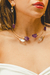 Colar Choker Duo Ametista Banho Ouro 18K na internet