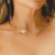 Colar Choker Duo Cristal Banho Ouro 18K na internet