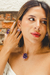 Colar Choker Ametista Trançada Banho Ouro 18K