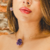 Colar Choker Ametista Trançada Banho Ouro 18K - comprar online
