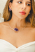 Colar Choker Ametista Trançada Banho Prata 925 - BAUBO JOIAS I Prata 925, Semijoias e um universo de cristais naturais! 