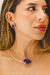 Colar Choker Ametista Trançada Banho Prata 925 - comprar online