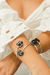 Bracelete Turmalina Negra Garra Banho Prata 925 - comprar online