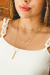 Colar Traço Semijoia Banhada Ouro 18K - comprar online