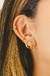 Piercing Liso Duas Bolinhas Semijoia Banhada Ouro 18K - comprar online