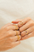 Anel V Cravejado Semijoia Banhada Ouro 18K - BAUBO JOIAS I Prata 925, Semijoias e um universo de cristais naturais! 