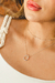 Colar Prata 925 Gota Cravejado com Zircônias Coloridas - comprar online