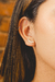Brinco Prata Ear Cuff Cravejado - comprar online