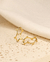 Anel Folhas Semijoia Banhada Ouro 18K - comprar online
