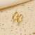 Brinco Argolinha G Colorida Semijoia Banhada Ouro 18K