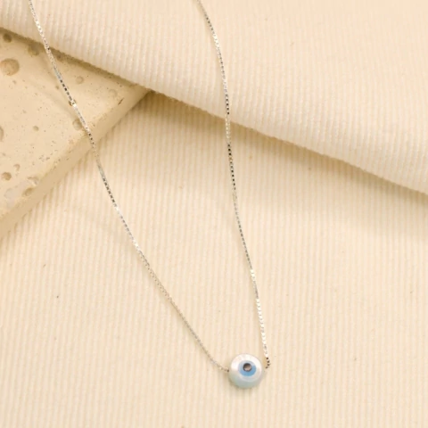 Colar Olho Grego Prata 925 - comprar online