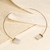 Choker Duo Selenita Ouro - comprar online