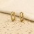 Brinco Argola P Poente Semijoia Banhada Ouro 18K - BAUBO JOIAS I Prata 925, Semijoias e um universo de cristais naturais! 