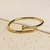 Bracelete Prego Dourado - comprar online