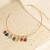 Choker 7 Chakras Banho Ouro 18K - comprar online