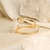 Bracelete Aura Cristal Banho Ouro 18K na internet