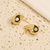 Brinco Aurora Mini Dourado - BAUBO JOIAS I Prata 925, Semijoias e um universo de cristais naturais! 