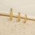 Brinco Argola G Poente Semijoia Banhada Ouro 18K - BAUBO JOIAS I Prata 925, Semijoias e um universo de cristais naturais! 