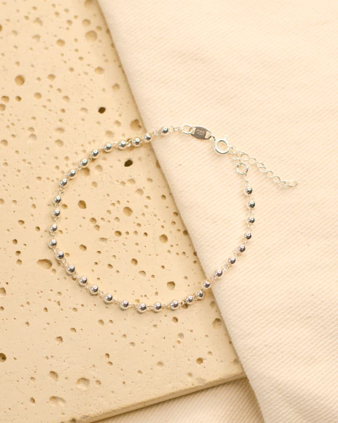 Pulseira Bolinha Prata 925 - comprar online