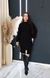 Vestido Tricô Modal Manga Fofa Preto Marielly - loja online