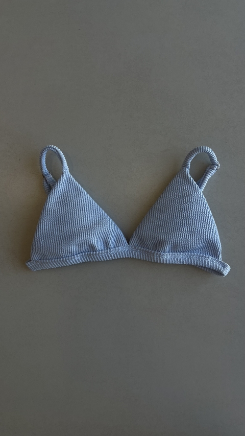 Basic - azul bebê texturizado