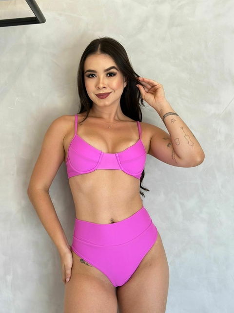 HOTPANTS SEMI FIO - ROSA LILAC