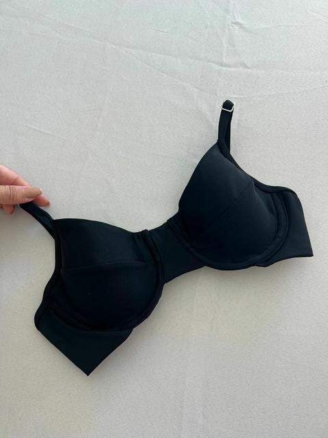 MEIA TAÇA - PRETO LISO