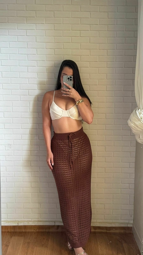 Saia tricô - comprar online