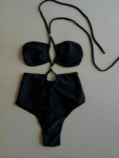 MAIÔ - LUMA PRETO LISO - comprar online