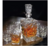 Garrafa Luxo Decanter Whisky Licor 6 Copos Drink Bar - La Vie Presentes
