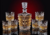 Garrafa Luxo Decanter Whisky Licor 6 Copos Drink Bar