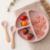 Prato de Silicone Infantil com Ventosa e Talheres