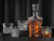 Garrafa Luxo Decanter Whisky Licor 6 Copos Drink Bar na internet