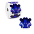 Moldes Stiletto Azul En Rollo X300 Fino