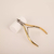 Alicate Corta Cuticula City Girl Dorado D-501-2