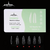 Press On En Caja Verde X500 Stiletto Transparente Paris Night